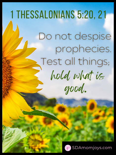 1 Thessalonians 5 20 21 Bible Study verse Test Prophecies