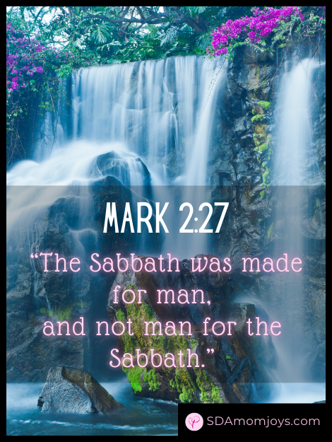Mark 2 27 Sabbath for Man Bible Study verse