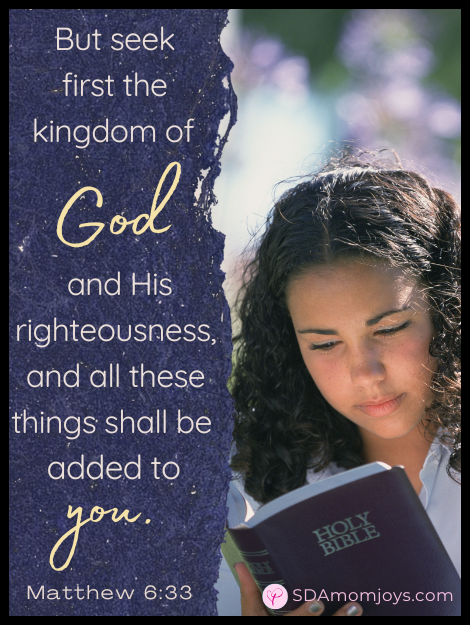 Matthew 6 33 Bible Study verse